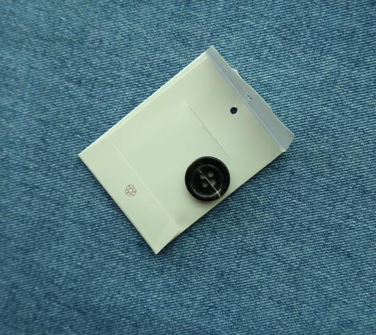 Fashion Garment Tag Custom Spare Button Bag