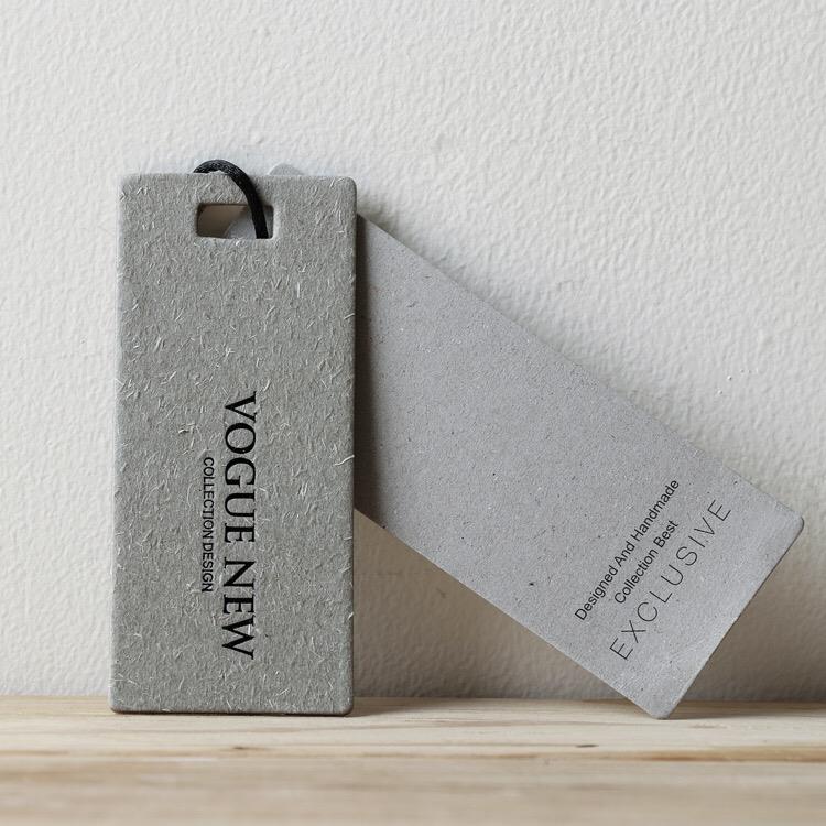 custom special paper cardboard hang tag