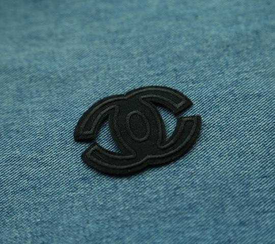 Famous Brand Logo Embroidered Patch Label