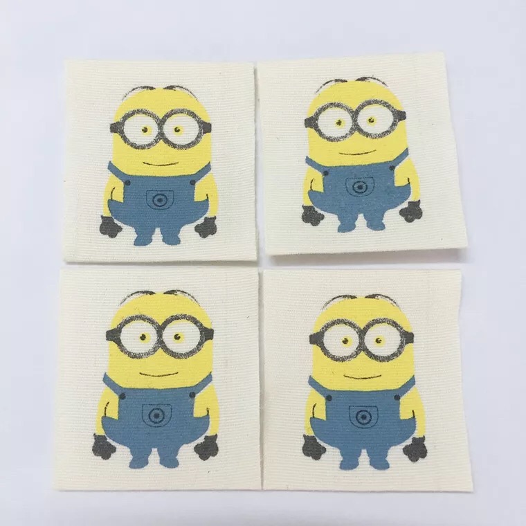 custom soft and environmental cotton printed label for kids clothes