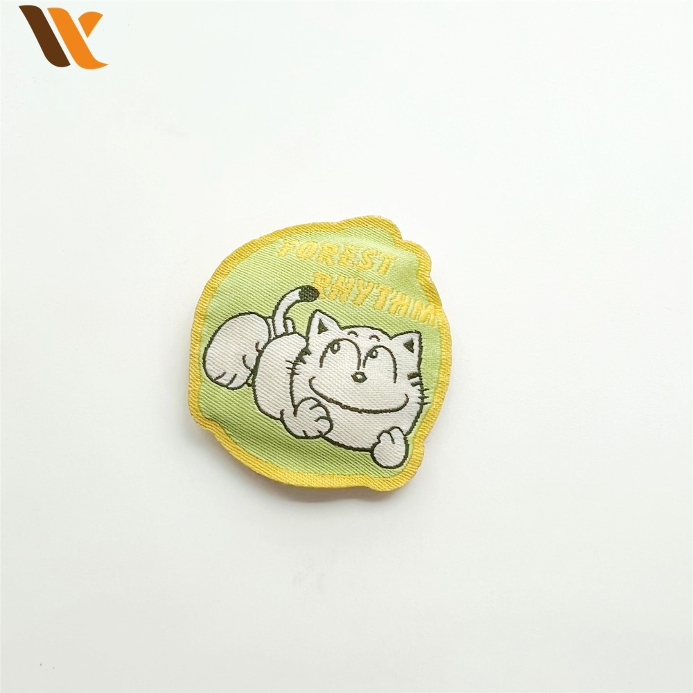 Wholesale Cute Animal Cat Woven Patches