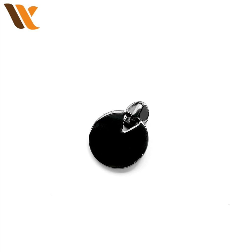 Custom Gun Black Special Round Zipper Puller 2