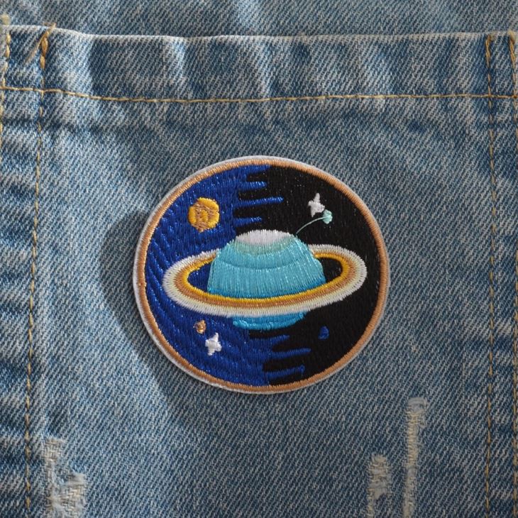 3D Embroidery Patch Custom iron on patches for garment