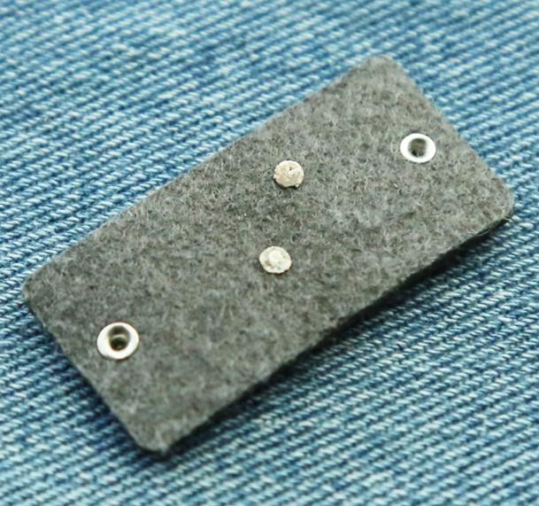 Metal Label Patches Custom LOGO Leather Labels Hats Patch