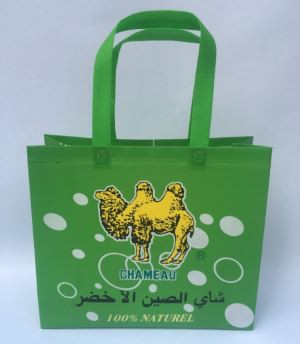 সবুজ ফ্যাব্রিক ইকো খাদ্য জন্য থ্রেড ব্যাগ