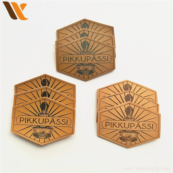 Custom Made Different Colors Leather Labels