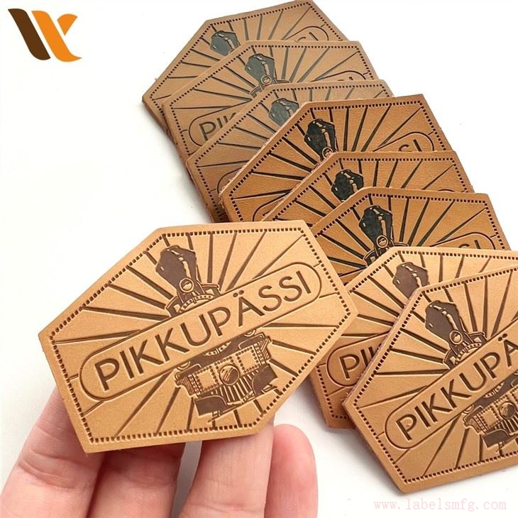Custom Made Different Colors Leather Labels