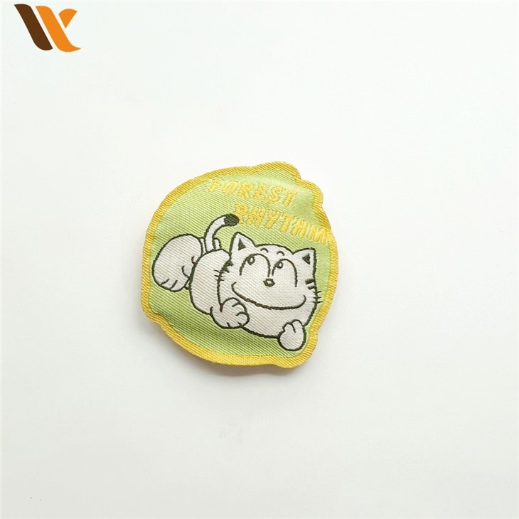 Wholesale Cute Animal Cat Woven Patches